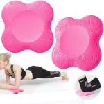 Strauss Pink Eva Yoga Knee Pad Cushions (Set Of 2)