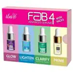Iba Fab4 Advanced Serums Mini Packs Vitamin C Skin Glow | Niacinamide | Salicylic Acid | 24K Gold Power Serum Combo (4 Items in the set)