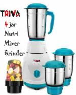 TRIVA NEW REMIX MIXER GRINDER WITH 500 WATT MOTOR AND 3 STAINLESS STEEL JARS