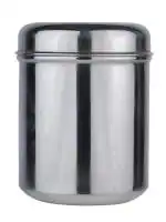 Neelam Silver Stainless Steel 19 22G Russian Deep Dabba, 8800 Ml