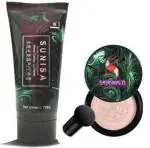 SUNISA BB and CC Cream Foundation With Mushroom Head Air Cushion 20g and 1 SUNISA WaterProof Primer - (Pack of 2)