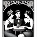 Love Creation 12x18 Size poster print for creative wall art- the-flapper-s-essence-7731(Non Sticker)