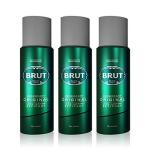 Brut Original Deodorant Body Spray for Men, Long-Lasting Deo, Deo Combo Pack of 3 (200ml Each)