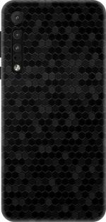 SRG INFOTECH Motorola One Vision Plus Mobile Skin (Black)