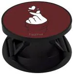 Eggshell Silicone Mobile Finger Grip Back Holder for All Basic Cell Phone And Tablets