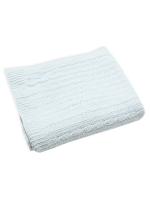 Mi Arcus Cotton Knitted Sky Blue Baby Blanket 120x90 cm for Girls Boys Kids Infants Toddler