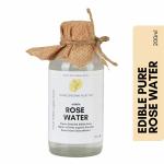 Homegrown Platter Edible Rose Water for Cooking, Kheer, Desserts, Biryani & Lemonades (200 ml)