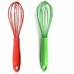 Blue Wonder Plastic Egg Beater Whisk and, MultiColour (Pack of 2)