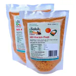 Siaksh Pakka Desi Instant Healthy & Tasty Ready To Use Idli Karam Podi Masala Powder Pack of 2 (2x100gm)