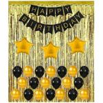 ACOME Black Happy Birthday Banner (Set Of 30)