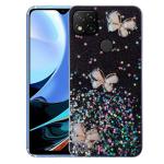SROCK Redmi 9, 9C, 9 9 Active Back Case Cover for Girls | Sparkle Glitter | Stylish | Partywear | for Ladies Women Back Case Cover for Redmi 9, 9C, 9 9 Active- Black