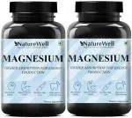 Naturewell Magnesium 340 Mg Supplemen For Recovery Support, Support, 60 Capsules Each (Pack Of 2)