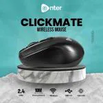 Enter CLICKMATE Wireless Optical Mouse -Black