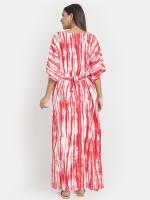 Mylo Maternity Dress for Women with Breastfeeding Zippers | Kaftan Dress | Adjustable Belt for Growing Belly | Day & Night Comfort | Feeding Dress for Pre & Post Pregnancy |Medium Fuchsia| Pink |Medium