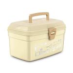 Brown & Green Ivory Plastic Vanity Multipurpose Storage Box