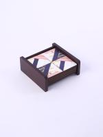 Wonderchef Casablanca Marble Mosiac Coaster -Set Of 6