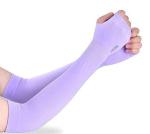 SHIVAAY Uv Sunblock protection with thumb hole Arm sleeves |Arm Sleeves For Driving, Cycling, Tennis, Cricket, Football, Golf, Outdoor, Gym, Riding, Sun Protection Cooling Arm Sleeves for Men (PURPLE)