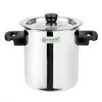 coconut Rust Proof Silver Stainless Steel Milk Boiler - 2000 ml