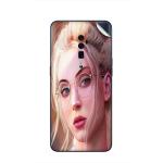 GADGETSWRAP Printed Vinyl Skin Sticker for Oppo Reno 10x Zoom - pretty girl blonde hair painting