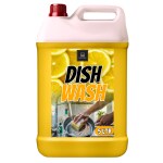 BLISS & BLUSH Dishwash Liquid 5 Liter Yellow With Lemon Fragrance, Leaves No Residue, Grease Cleaner For Utensils