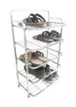 VIMART Sturdy and Sleek Stainless Steel Shoe Rack for Organized and Durable Shoe Storage(5 LAYER)
