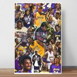 RAINFIRE CREATION Kobe Brayant Poster for Home Office and Student Room Wall Decor | 12x18 Multcolor RFCP-151 Paper Print (18 inch X 12 inch)