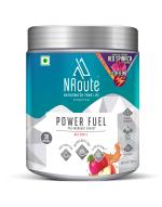 NRoute Powerfuel Pre Workout Supplement for Men & Women with Caffeine & Red Spinach, 300g, Apple