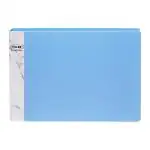 Eslee Ring Binder | Cheque Book Size| Best for A5 Size Paper | 2D Shaped 25mm Rings | D Shaped Ring Clip | - (EO54A52D25 Sky Blue)