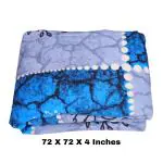 CheckMe Glace Cotton King Size Mattress Cover Protector with Zip 72x72x5 Inch