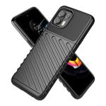 Casotec Shockproof Back Cover Case for Motorola Edge 20 Fusion 5G | 360 Degree Protection | Protective Design | Anti-Scratch Tough Slim TPU Case for Motorola Edge 20 Fusion 5G (Black)