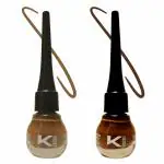 KINDED Chocolate Brown and Camel Brown Waterproof Smudgeproof Longlasting Liquid Eye Liner, 5 ml - Pack of 2