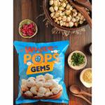 White Pops Gems Makhana Foxnuts Gorgon nut Gluten Free Vegan Snacks Healthy Diet Immunity Booster Snacks, Pack of 2 (500 gm)
