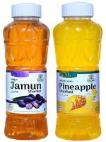 Natraj The Right Choice Jamun and Pineapple Sharbat - (750 X 2= 1500ml) (Pack of 2)