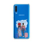 Emble Designer Clear Tranperant Silicone Case For Samsung A30s-Design A1 ( TPU | Soft , Samsung A30s| Multicolor )