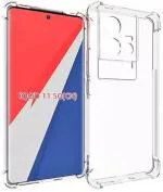 Newselect Vivo Iqoo 11 5G, Iq00 11 5G, Iq00 11 Transparent Rubber Back Cover