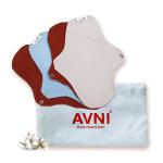 Avni Metal Lush Washable Panty Liner With Storage Pouch - 300Mm (Set Of 4)