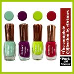 Orimes Attractive Nail Polish Patel Colors For Girls & Women For Party & Casual Wear(Pack Of 4)