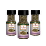 Richday Instant Dried Thyme Flakes Seasoning Powder Sprinkler Bottle For Vegetables, Sauces, Soups, Pizza, Salads, 75 G (Pack Of 3)