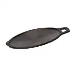 Aarogyam Pre-Seasoned Cast Iron Dosa Tawa, 9 Inches (23 cm), Black, 100% Toxin-Free, Naturally Non-Stick, Long Lasting, Gas & Induction Stove-Friendly
