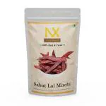 Natrixeed Quality SABUT LAL MIRCH 400GM - Khadi Mirchi| Dried Red Chilli Whole