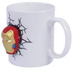 BonZeaL 3D Ceramic Embossed Superhero Ironman Mug Tea Coffee Cup 300 ml