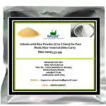 MGBN Gelatin With Rice Powder Mix 2 In 1 Use For Face Mask, Hair Removal Skin Care 125 gm