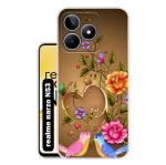Snazzy Multicolor Silicon Shock Proof Back Cover for realme Narzo N53