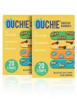 Aya Papaya Ouchie Yellow Printed Cotton Bandages 20 Stripes (Pack Of 2)