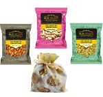 BLK Foods 400g Select Dry fruits combo Gift pack | Almonds ,Cashew & Raisins