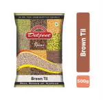 Diljeet Spices 500Gm Brown Til |Natural Til |Unhulled Sesame Seeds