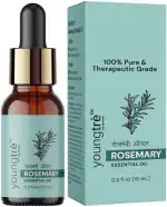 Youngtre Rosemary Essential Oil 100% Pure for Increasing Healthy shiny Hair Re-growth & Reduce Dandruff, Hair Fall- 10ml Essential Oils