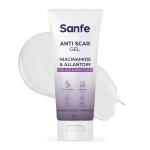 Sanfe Anti Scar Gel - Niacinamide & Allantoin | Acne/Stretch/Burns/Dark circles removal cream | 20 g