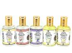 Indra Sugandh Bhandar Multipurpose Cooler Perfume And Diffuser Oil Mango, Apple, Black Current, Lime Fresh And Pineapple With Dropper, 25 Ml Each (Set Of 5)