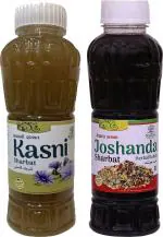 NATRAJ The Right Choice Kashni and Joshanda Sharbat 750 ml Each (pack of 2)